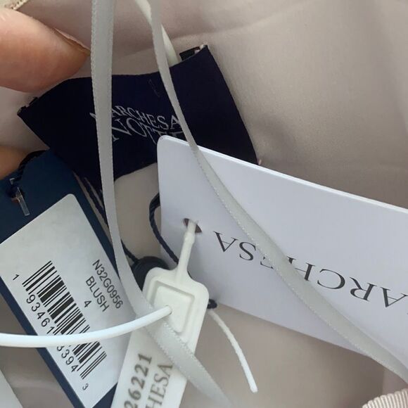 Marchesa Strapless Printed Mikado Corseted Dress - Picture 8 of 12